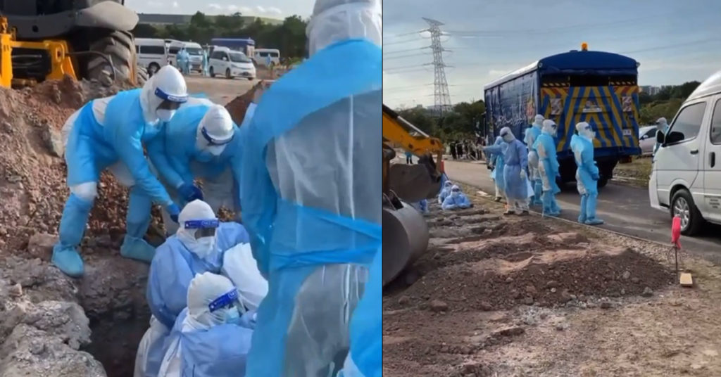 Malaysia Buries Body With Excavator This Is How Serious It Is
